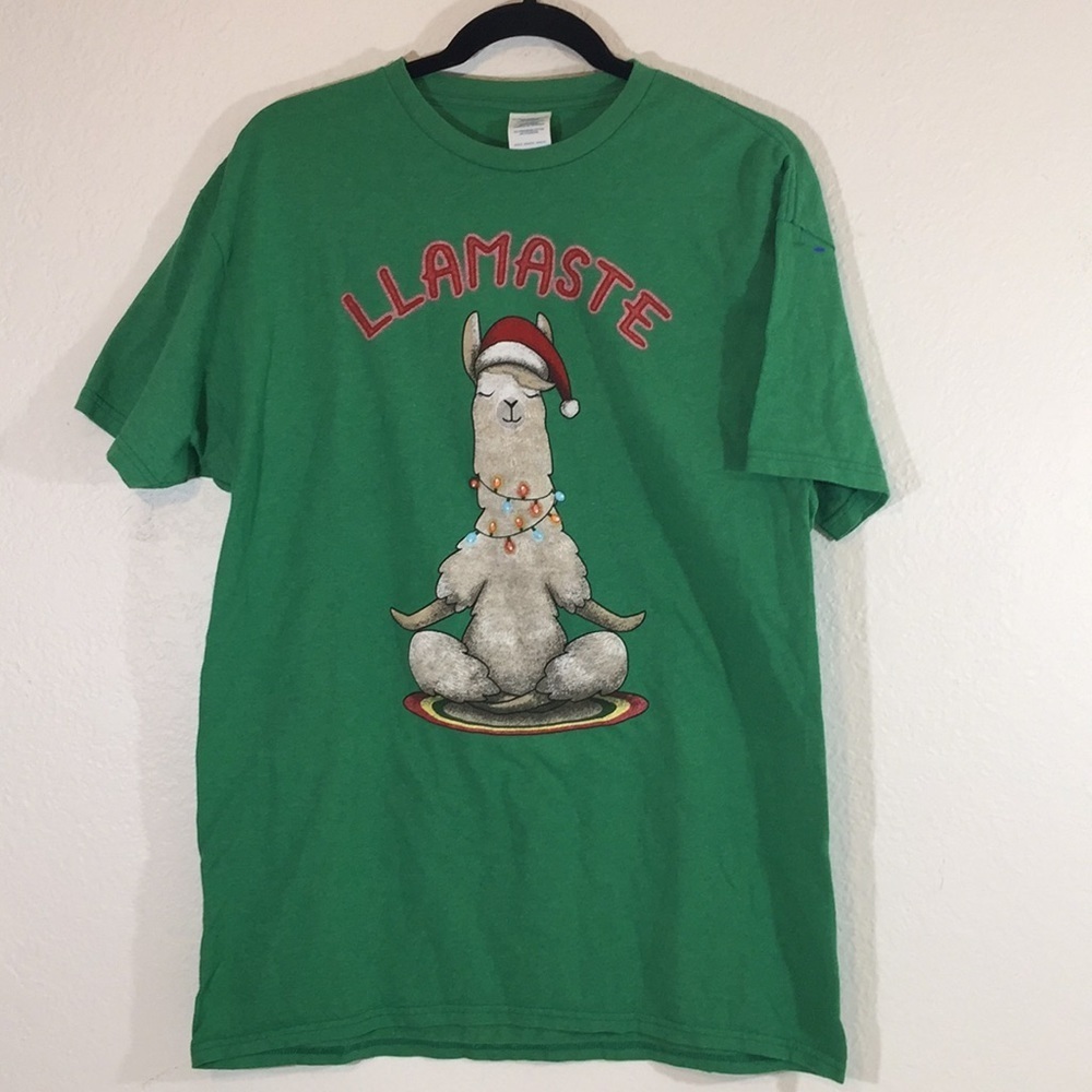 Llamaste Shirt For Yoga Namaste And Llama Lovers - Picture 1 of 5
